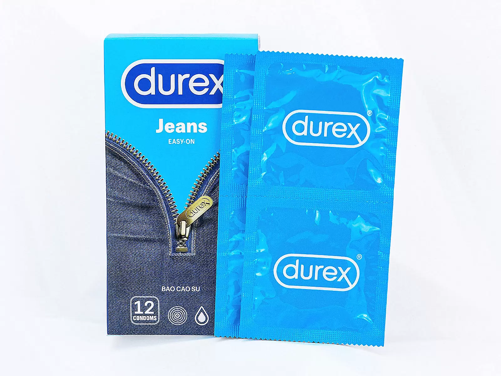 Bao cao su Durex Jeans Easy On siêu mỏng nhẹ chân thật