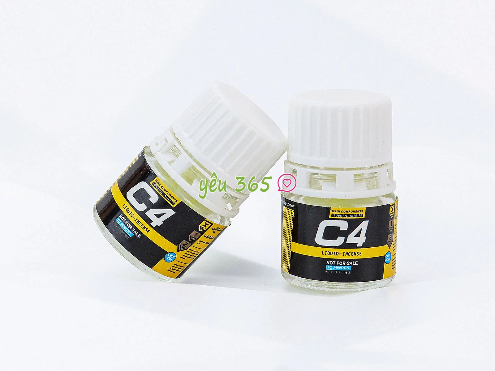 Chai hít khô C4 vàng dạng viên mang đến cảm giác hưng phấn và thư giãn