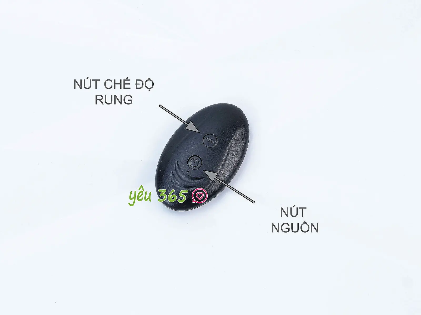 Đồ chơi kích hậu rung phát sáng kèm điều khiển sử dụng pin sạc