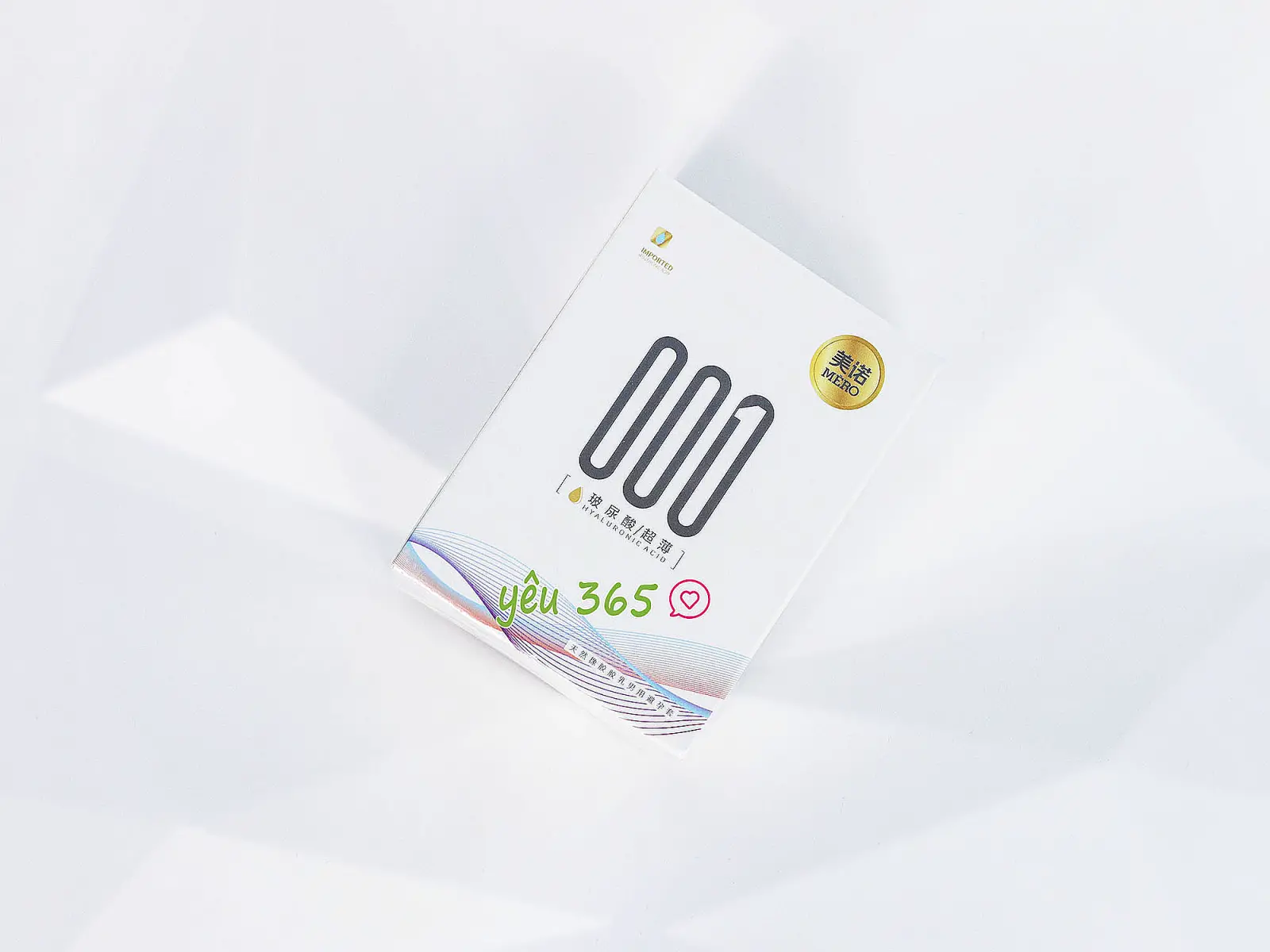 Bao cao su MERO 001 Hyaluronic Acid siêu mỏng, siêu mềm mại