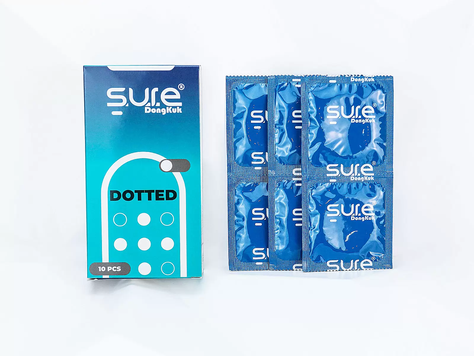 Bao cao su Sure Dongkuk Dotted 10 chiếc gai nổi kích thích
