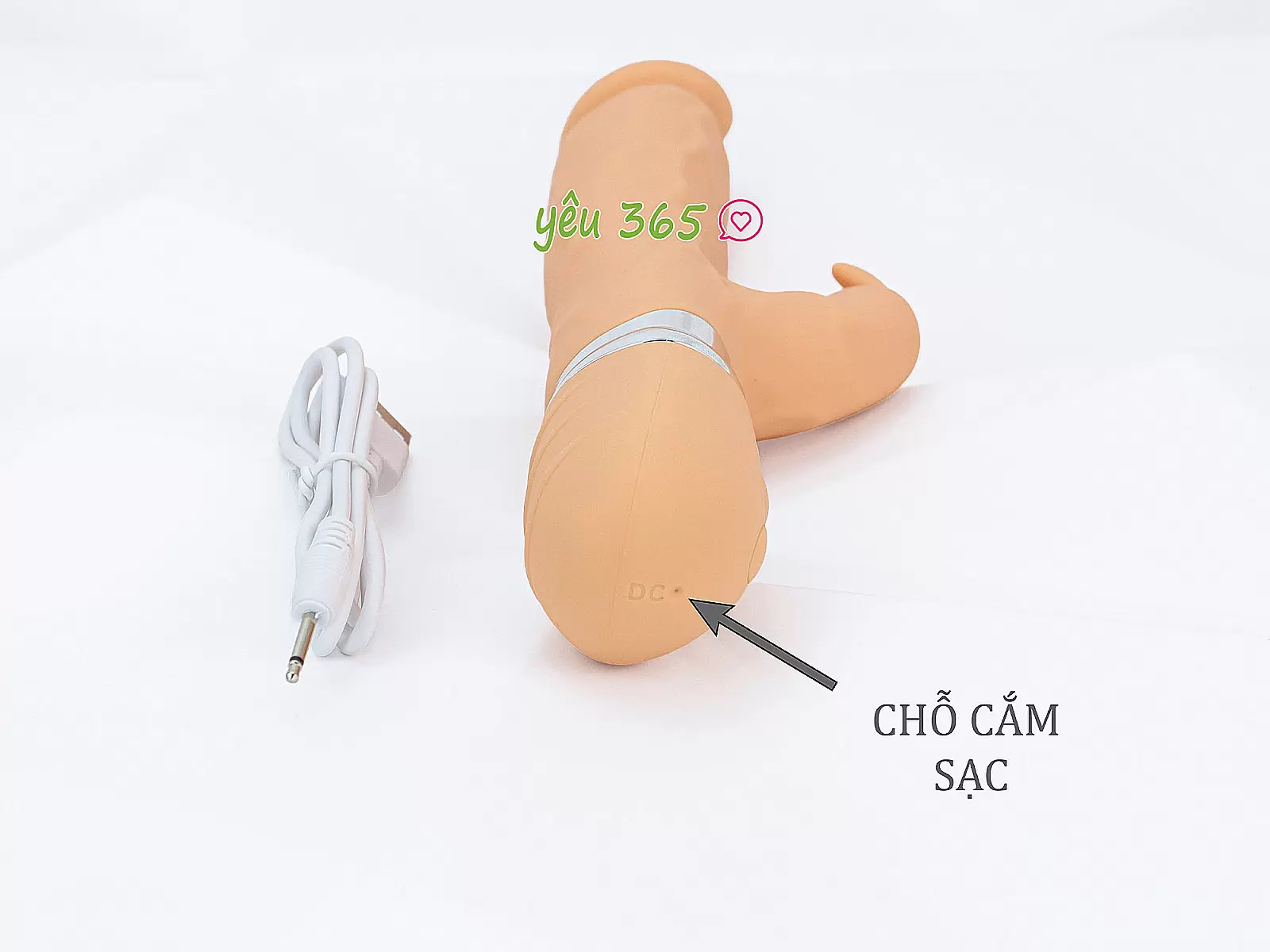 Máy massage có nhánh tai thỏ rung kích thích