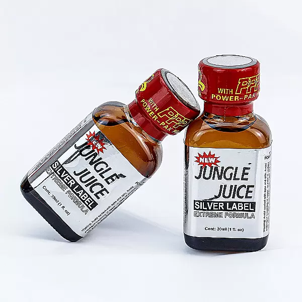 Chai hít Jungle Juice Silver Label 30ml giúp tăng cảm giác hưng phấn