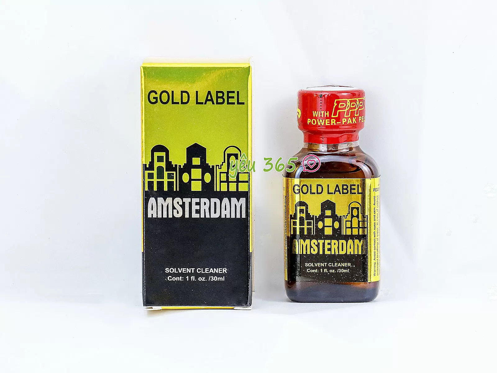 Chai hít Gold Label Amsterdam 30ml tăng cảm giác khoái cảm