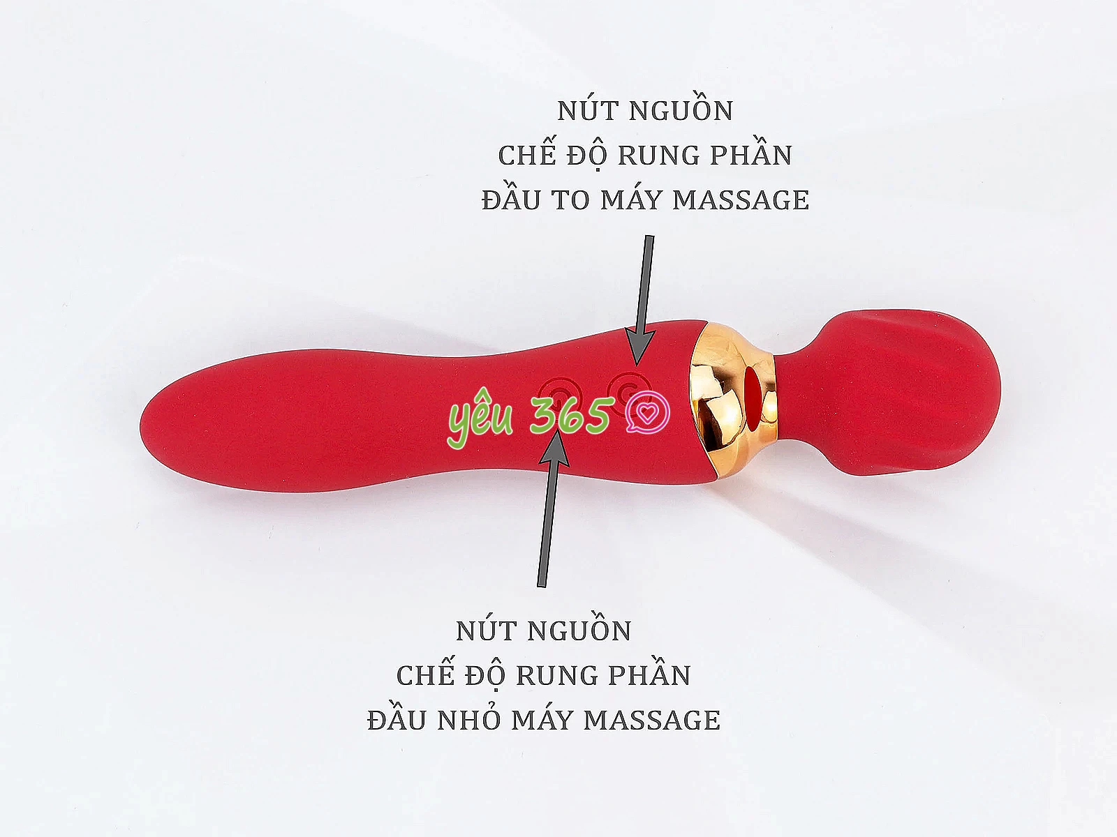 Máy massage điểm G rung kích thích hai đầu
