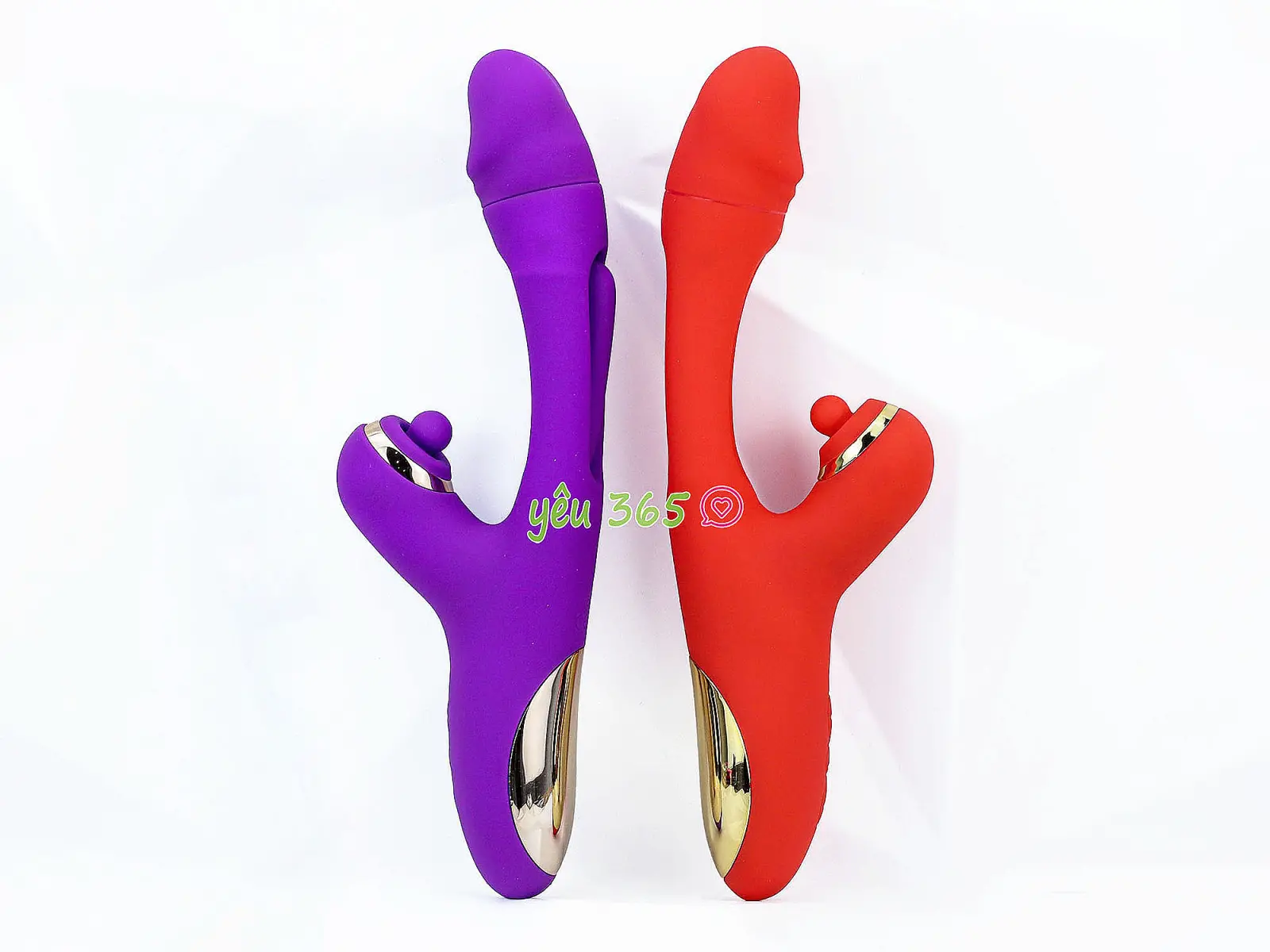 Máy massage lưỡi liếm đa năng có nhánh pin sạc