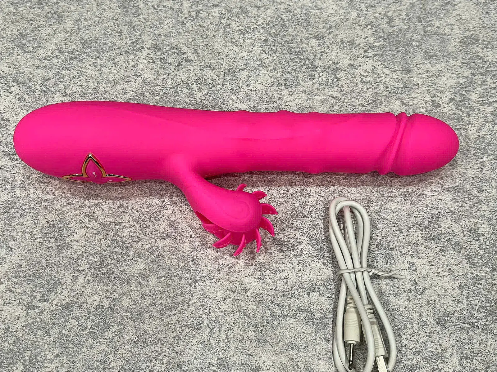 Thanh Lý - Dương vật giả lưỡi cao cấp Esther bi xoay không rung