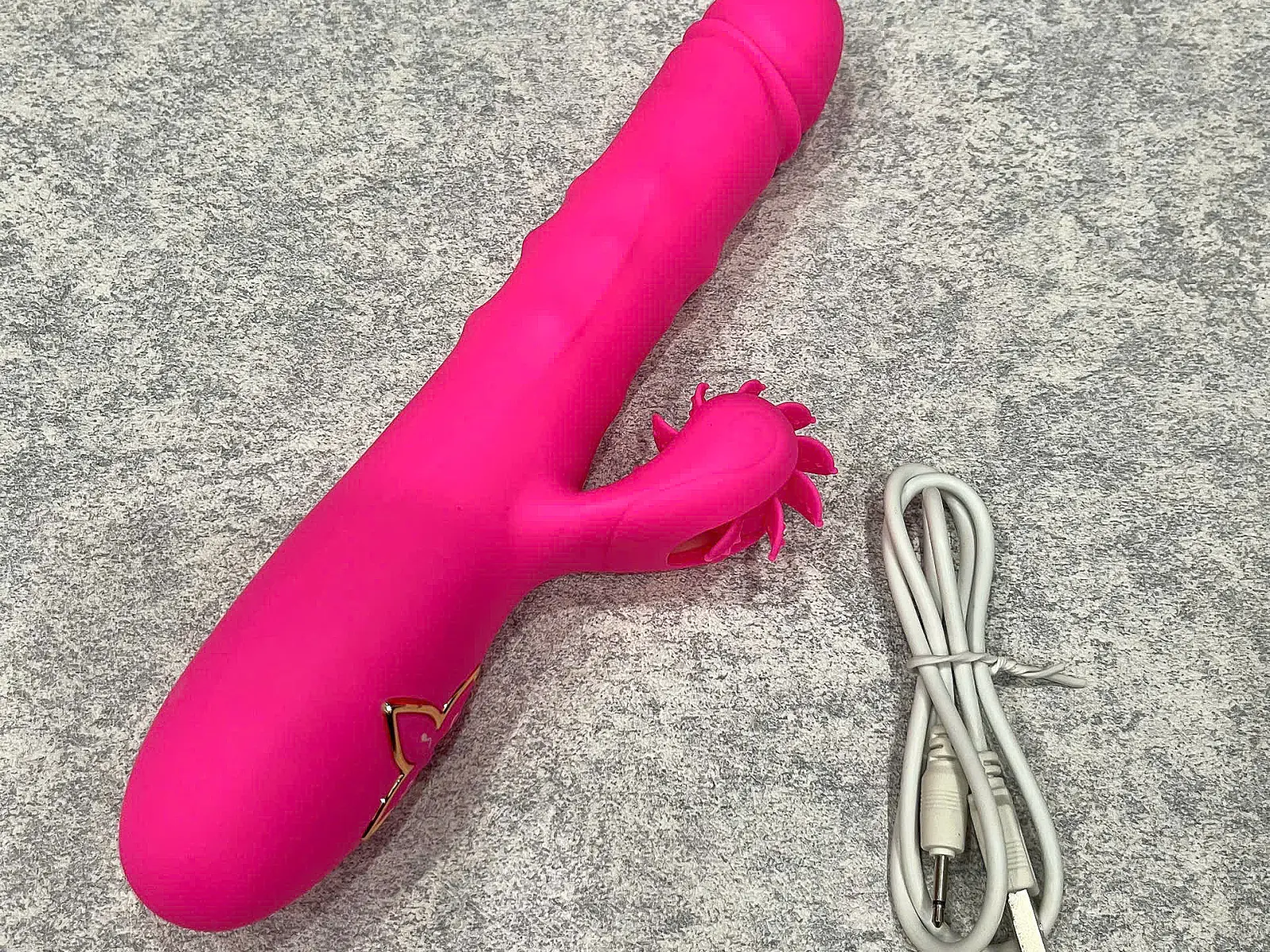 Thanh L&yacute; - Dương v&acirc;̣t giả lưỡi cao cấp Esther bi xoay kh&ocirc;ng rung