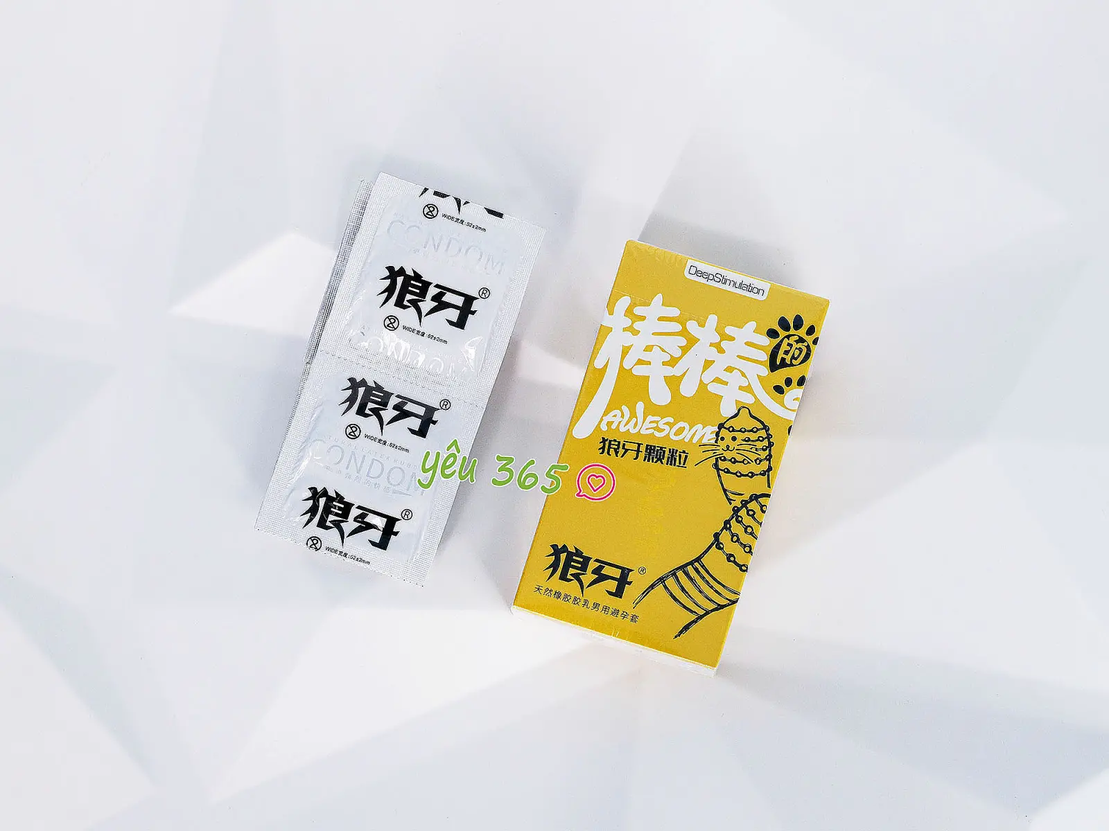 Bao cao su Lang Nha Awesome hạt nổi kích thích nhạy cảm