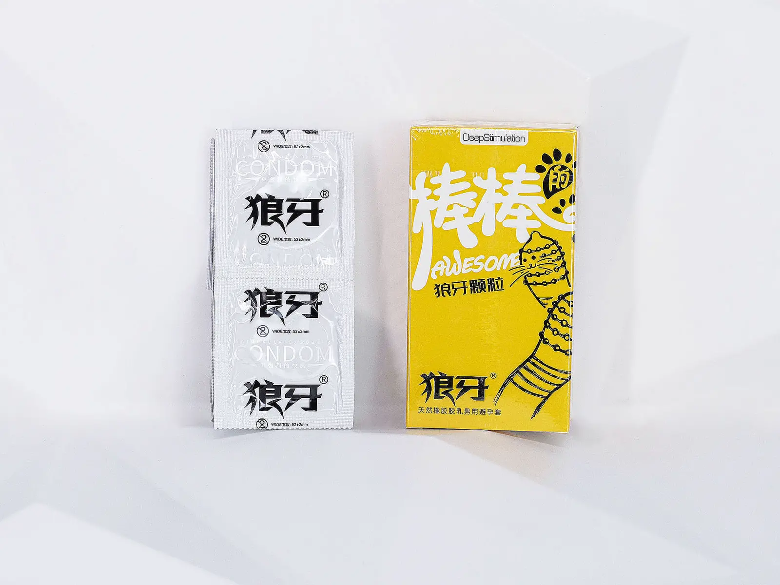 Bao cao su Lang Nha Awesome hạt nổi k&iacute;ch th&iacute;ch nhạy cảm