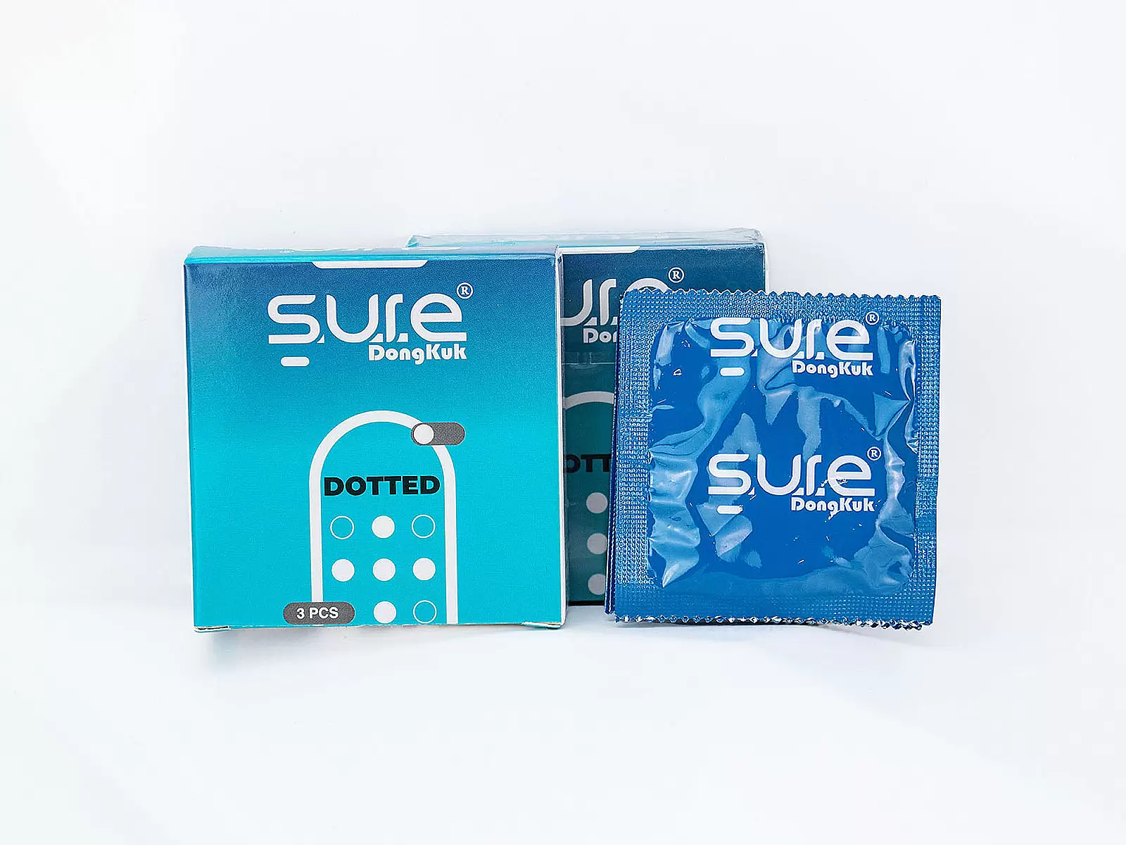 Bao cao su Sure Dongkuk Dotted 3 bao gai nổi kích thích