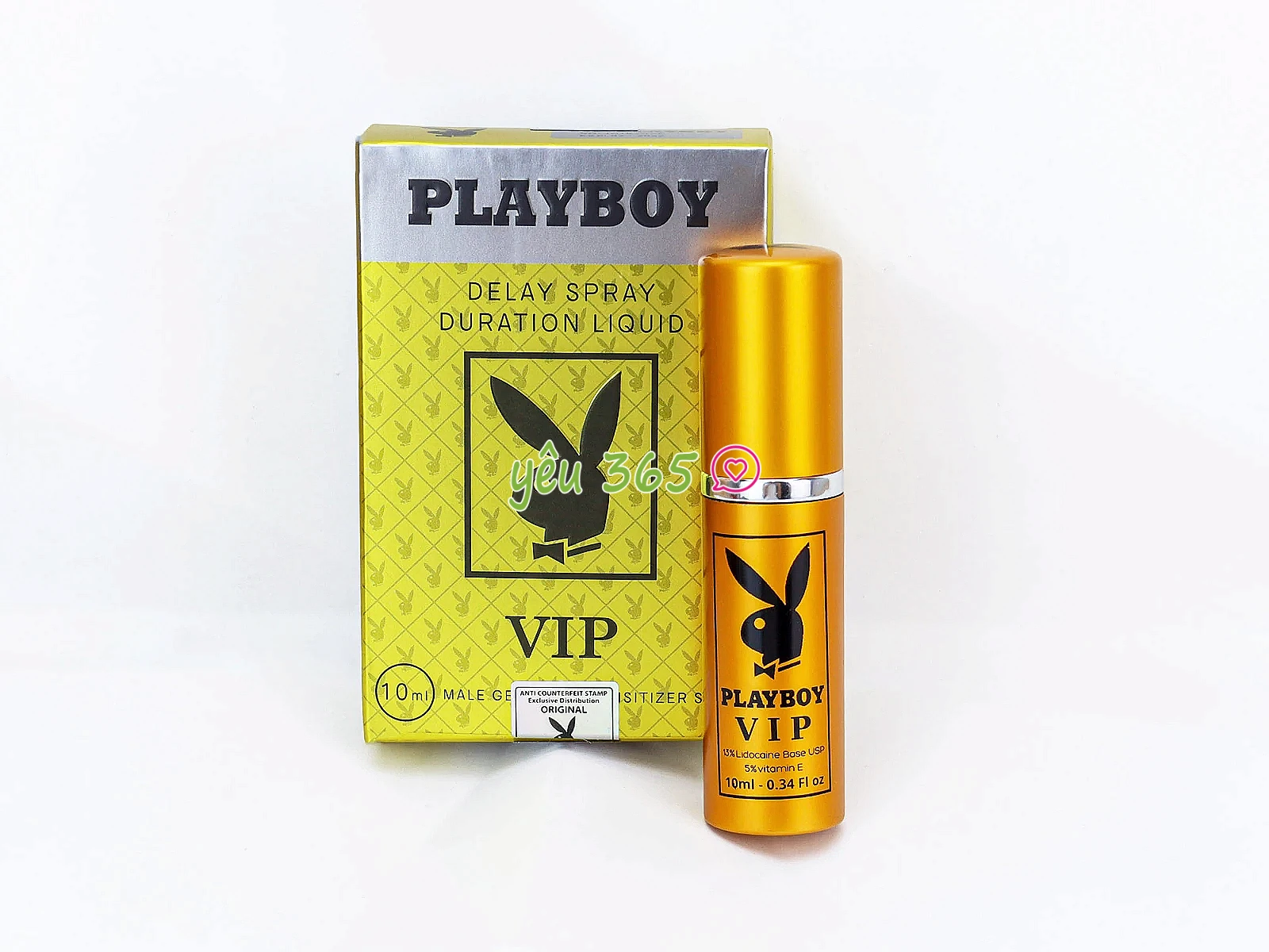 Xịt chống xuất tinh sớm Playboy VIP Delay Spray hỗ trợ kéo dài thời gian quan hệ