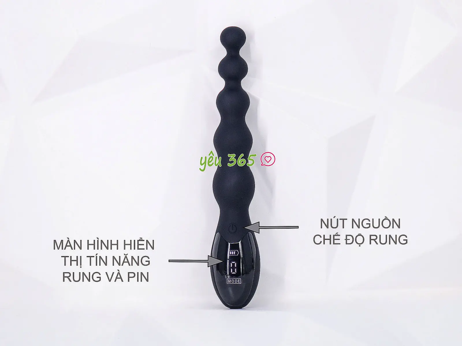 Máy massage kích hậu Loviss Aaron Beads Anal Plug rung kích thích cực đã