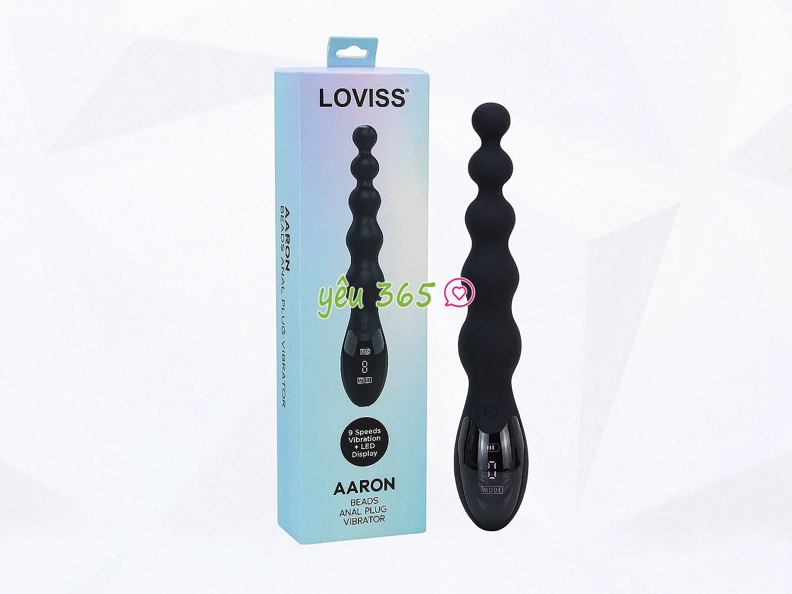 Máy kích hậu Loviss Aaron Beads Anal Plug rung cực đã
