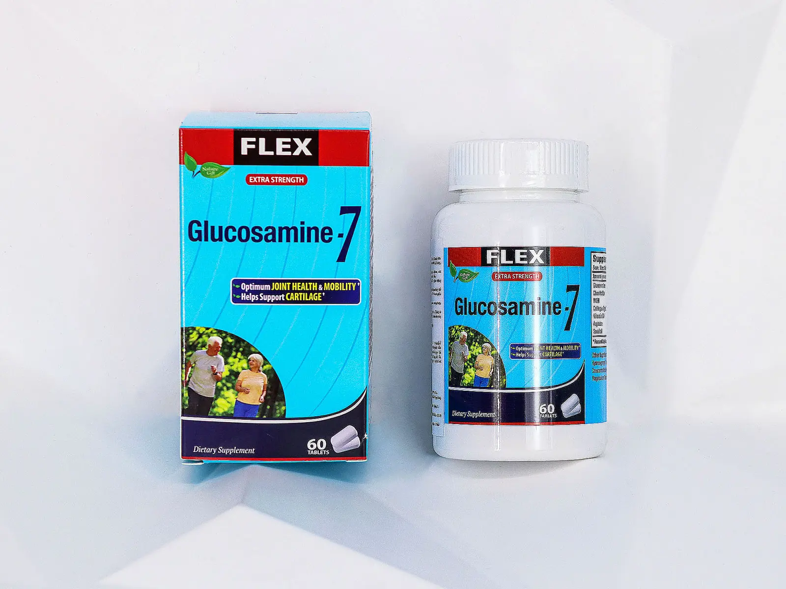 FLEX Glucosamine-7 Extra Strength hỗ trợ xương khớp khỏe