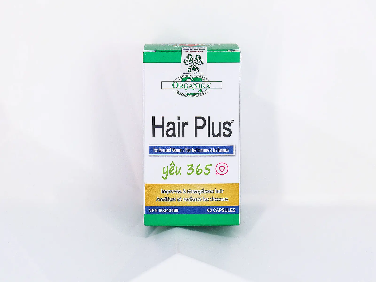 Viên uống Organika Hair Plus hỗ trợ mọc tóc và nuôi dưỡng tóc chắc khỏe
