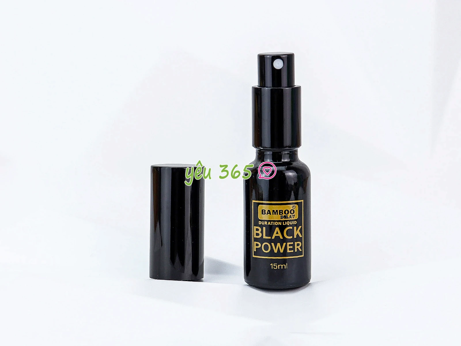Chai xịt kéo dài khoái cảm cao cấp cho nam giới Bamboo Black Power Delay Spray