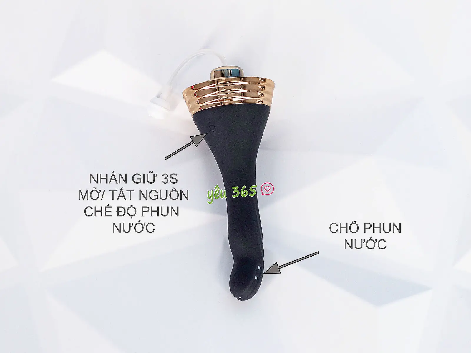 Máy rửa hậu môn Black công năng mạnh mẽ sạch sâu, an toàn