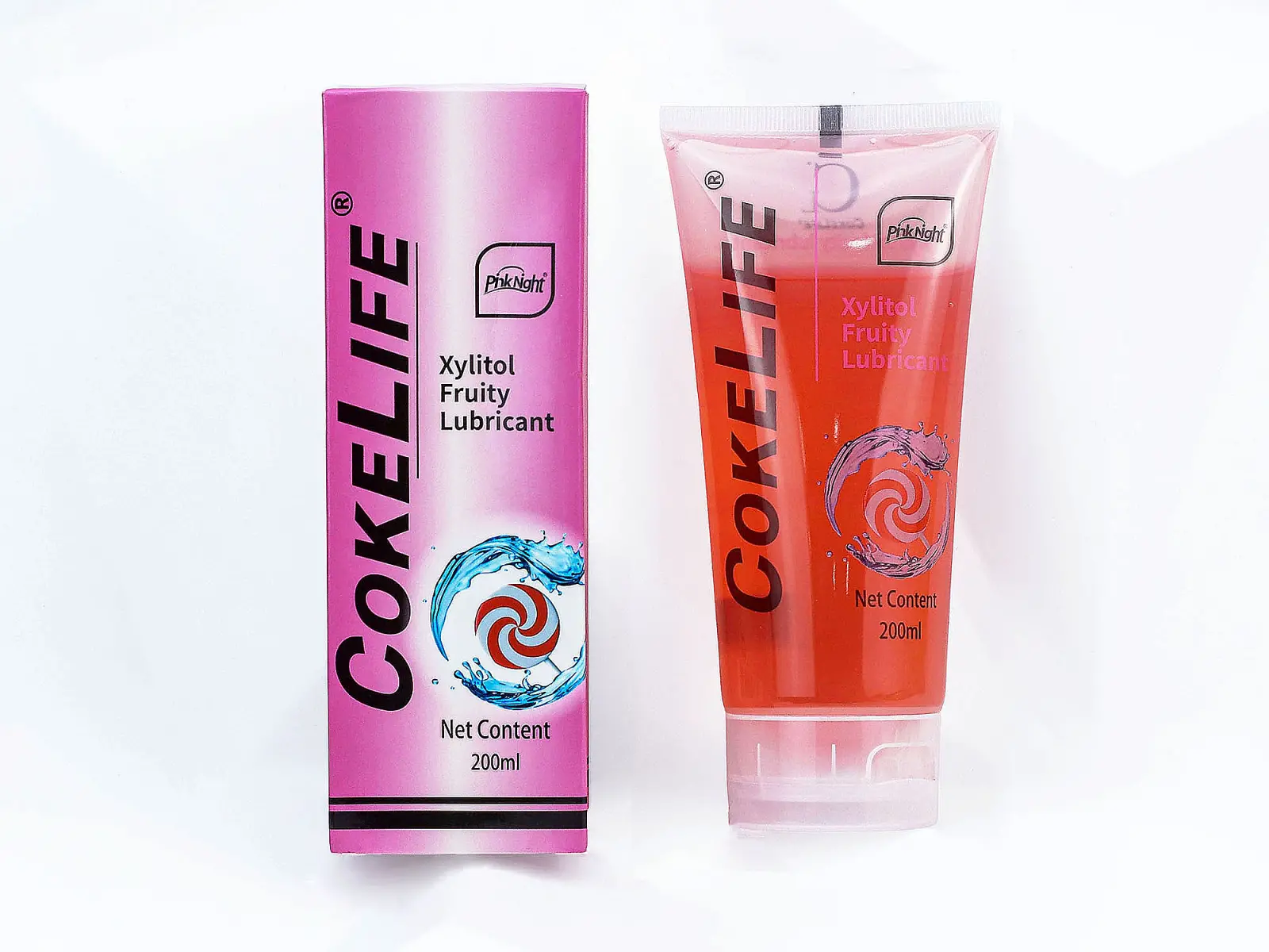 Gel b&ocirc;i trơn hương kẹo COKELIFE Xylitol Fruity Lubricant 200ml