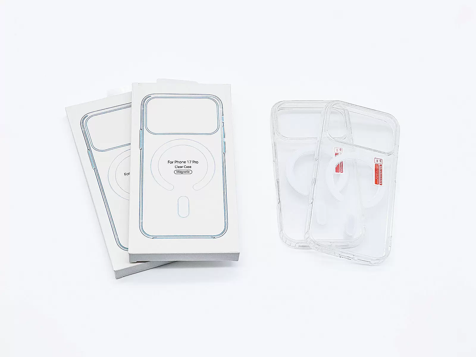 Ốp lưng iPhone 17 Pro Clear Case Magnetic trong suốt