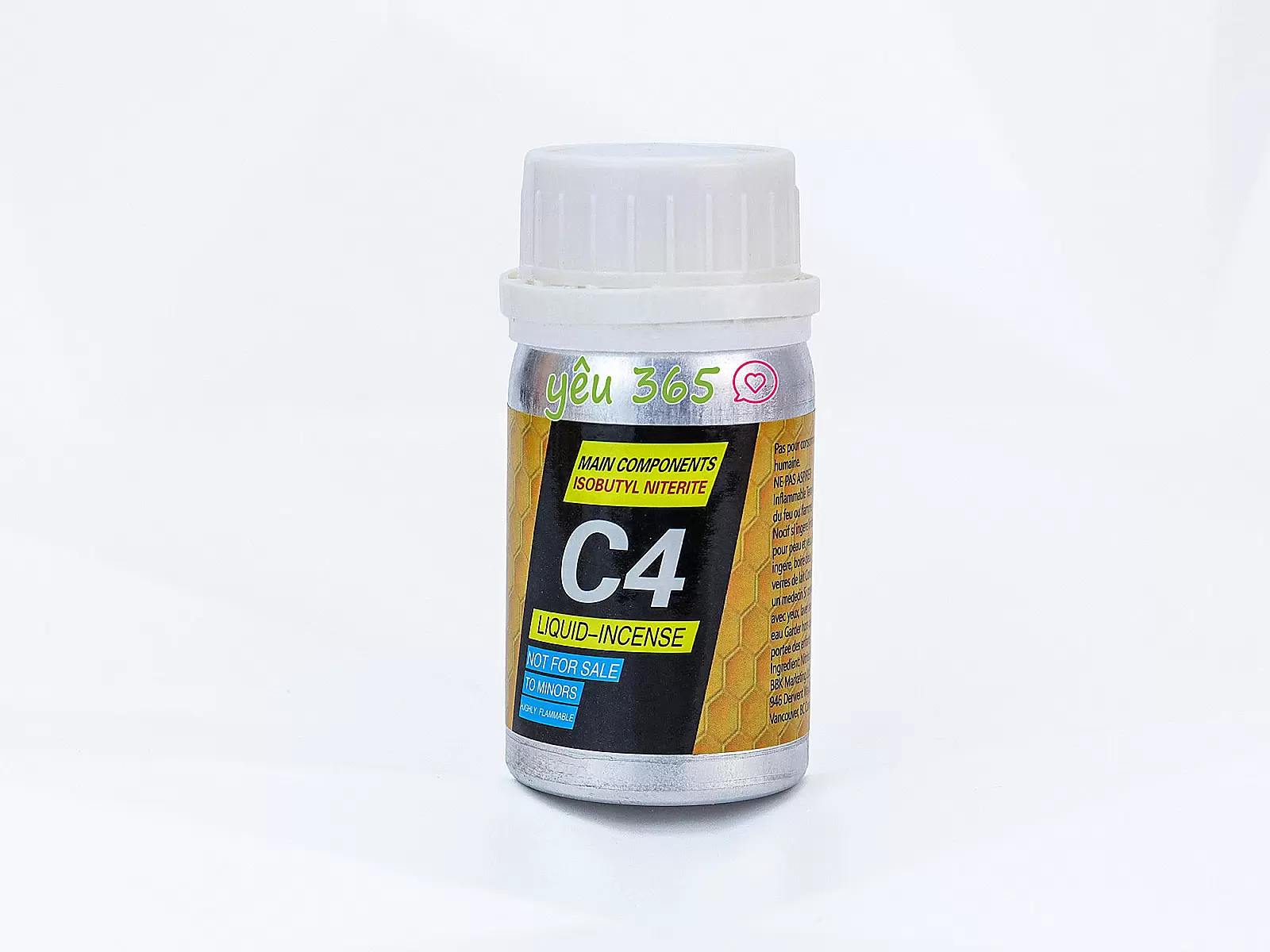 Chai hít khô C4 Liquid Incense tăng cảm giác hưng phấn giúp cơ thể thư giãn tối đa